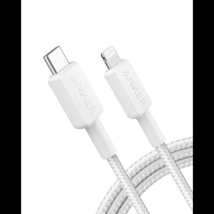 103378386_67de1381b20ac Anker 322 USB-C to Lightning Cable 2 Meter كيبل طول 2 متر - الصورة 1