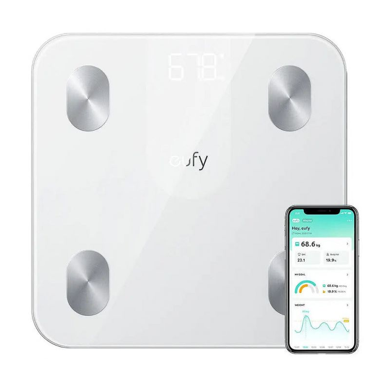 ⁦eufy by Anker Smart Scale A1 Compact Digital Scale with Bluetooth with 12 Measurements⁩ - الصورة ⁦1⁩