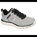 Skechers Men's Track - Knockhill Shoes - حذاء سكيتشرز تراك - نوك هيل للرجال لون رمادي