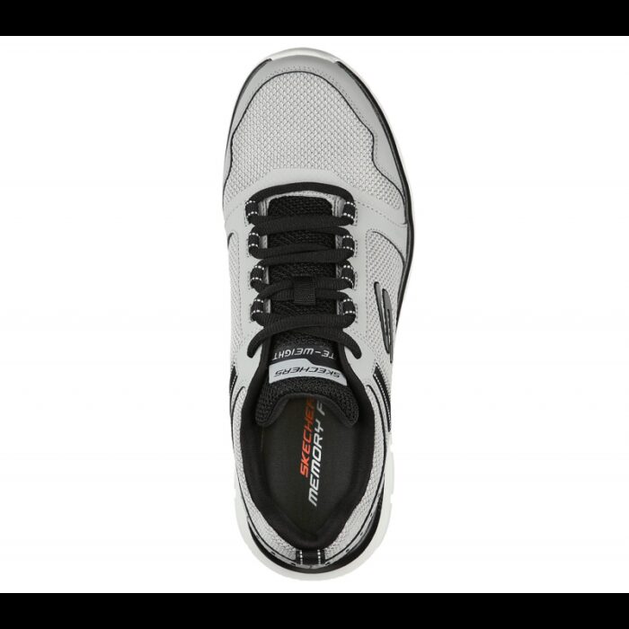 ⁦Skechers Men's Track - Knockhill Shoes - حذاء سكيتشرز تراك - نوك هيل للرجال لون رمادي⁩ - الصورة ⁦3⁩