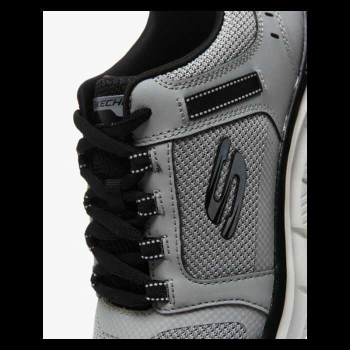 ⁦Skechers Men's Track - Knockhill Shoes - حذاء سكيتشرز تراك - نوك هيل للرجال لون رمادي⁩ - الصورة ⁦9⁩