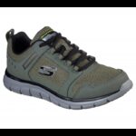 Skechers Men's Track - Knockhill Shoes - حذاء سكيتشرز تراك - نوك هيل للرجال لون زيتي