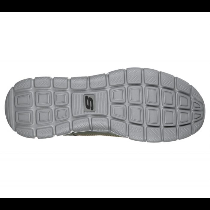 ⁦Skechers Men's Track - Knockhill Shoes - حذاء سكيتشرز تراك - نوك هيل للرجال لون زيتي⁩ - الصورة ⁦4⁩