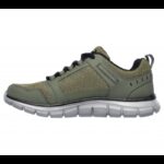 ⁦Skechers Men's Track - Knockhill Shoes - حذاء سكيتشرز تراك - نوك هيل للرجال لون زيتي⁩ - الصورة ⁦5⁩