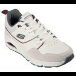 Skechers Men's Uno - Retro One Shoes - حذاء سكيتشرز أونو - ريترو ون للرجال لون أوفوايت وبيج