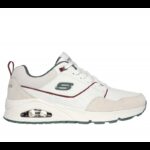 ⁦Skechers Men's Uno - Retro One Shoes - حذاء سكيتشرز أونو - ريترو ون للرجال لون أوفوايت وبيج⁩ - الصورة ⁦2⁩
