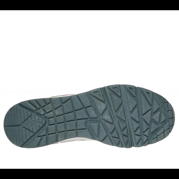 ⁦Skechers Men's Uno - Retro One Shoes - حذاء سكيتشرز أونو - ريترو ون للرجال لون أوفوايت وبيج⁩ - الصورة ⁦4⁩