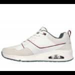 ⁦Skechers Men's Uno - Retro One Shoes - حذاء سكيتشرز أونو - ريترو ون للرجال لون أوفوايت وبيج⁩ - الصورة ⁦5⁩