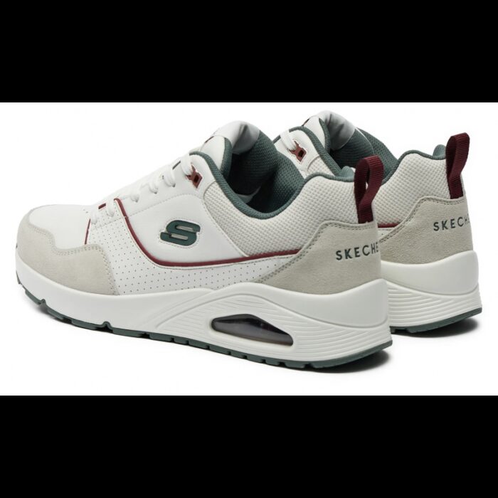 ⁦Skechers Men's Uno - Retro One Shoes - حذاء سكيتشرز أونو - ريترو ون للرجال لون أوفوايت وبيج⁩ - الصورة ⁦7⁩