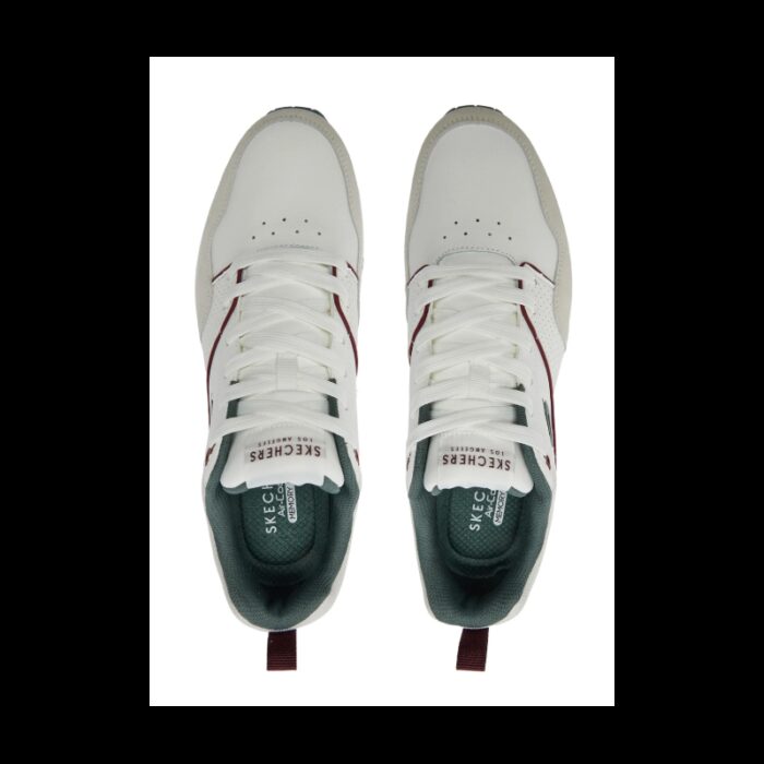 ⁦Skechers Men's Uno - Retro One Shoes - حذاء سكيتشرز أونو - ريترو ون للرجال لون أوفوايت وبيج⁩ - الصورة ⁦8⁩