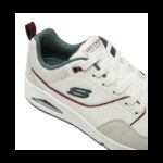 ⁦Skechers Men's Uno - Retro One Shoes - حذاء سكيتشرز أونو - ريترو ون للرجال لون أوفوايت وبيج⁩ - الصورة ⁦10⁩