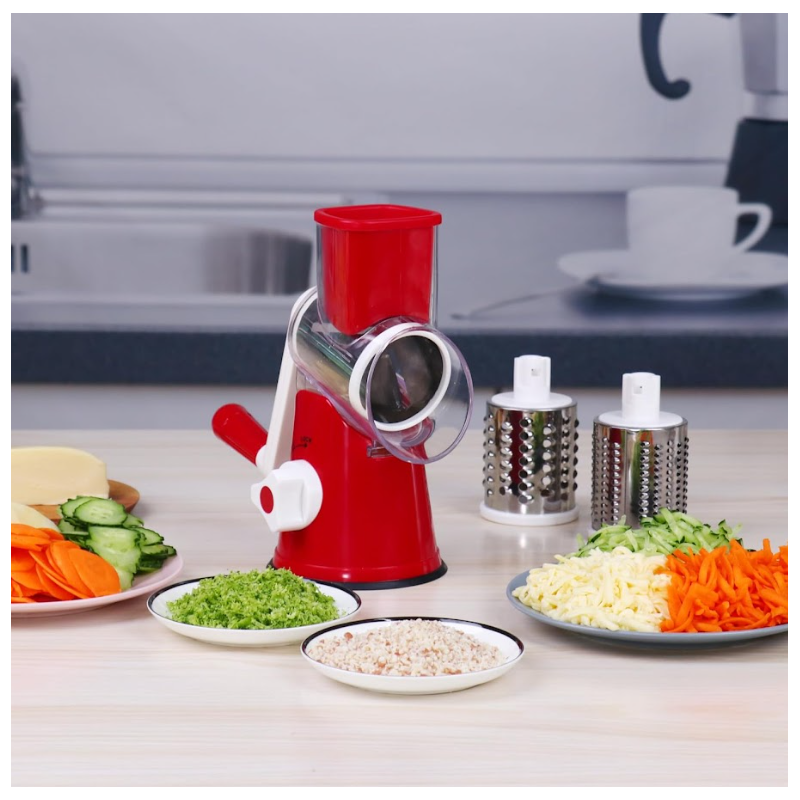 ⁦مبشرة خضار يدوية متعددة الوظائف | بثلاث شفرات⁩ - الصورة ⁦1⁩