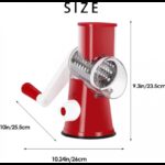 ⁦مبشرة خضار يدوية متعددة الوظائف | بثلاث شفرات⁩ - الصورة ⁦2⁩