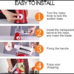 ⁦مبشرة خضار يدوية متعددة الوظائف | بثلاث شفرات⁩ - الصورة ⁦3⁩