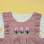 ⁦فستان للأطفال لون زهري⁩ - الصورة ⁦5⁩