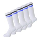 5 أزواج جرابات طويلة للشباب