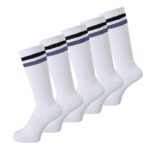 5 أزواج جرابات طويلة للشباب