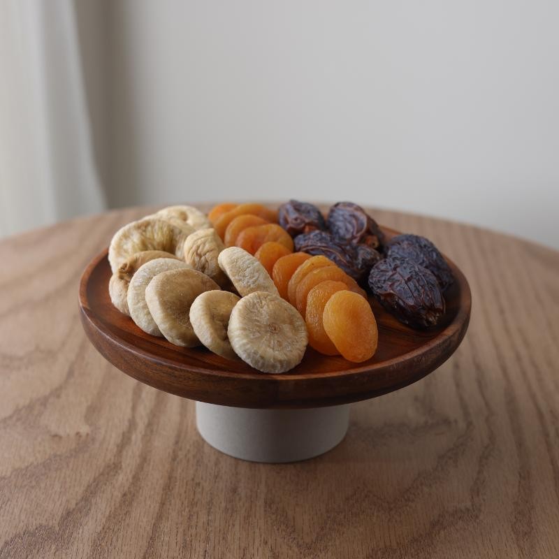 ⁦ستاند خشب طبيعي مع سيراميك 22 طول ارتفاع 8⁩ - الصورة ⁦1⁩