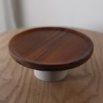 ⁦ستاند خشب طبيعي مع سيراميك 22 طول ارتفاع 8⁩ - الصورة ⁦2⁩