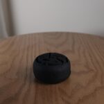 ⁦مبخرة اسود دائرة مخرمة قطر 10 طول 5⁩ - الصورة ⁦2⁩