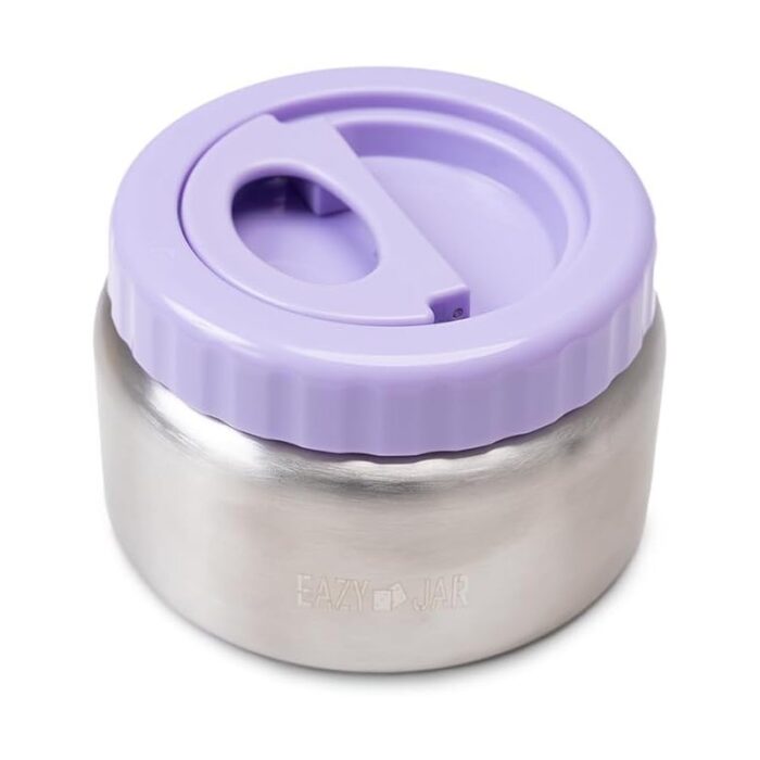 ⁦لانش بوكس لون بنفسجي ارتفاع 7 طول 22 عرض 18⁩ - الصورة ⁦6⁩