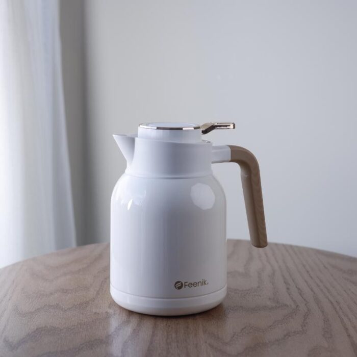 ⁦تيرموس مع ايد خشب بامبو سعة 1.5 لتر⁩ - الصورة ⁦2⁩