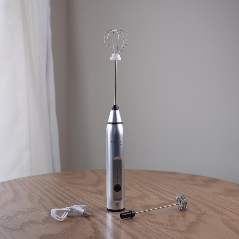 ⁦خفاقة النسكافيه طول 17 سم عرض 13 سم لون سلفر⁩ - الصورة ⁦1⁩