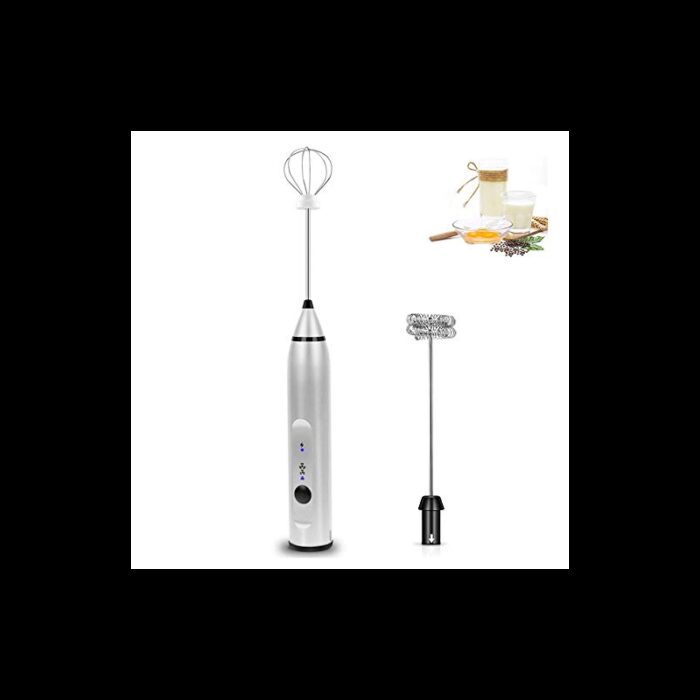 ⁦خفاقة النسكافيه طول 17 سم عرض 13 سم لون سلفر⁩ - الصورة ⁦3⁩