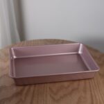 صينية مستطيل روز جولد 35 طول عرض 24 ارتفاع 5