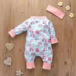 ⁦أفرهول بناتي مع بندانة لون أزرق فاتح⁩ - الصورة ⁦3⁩