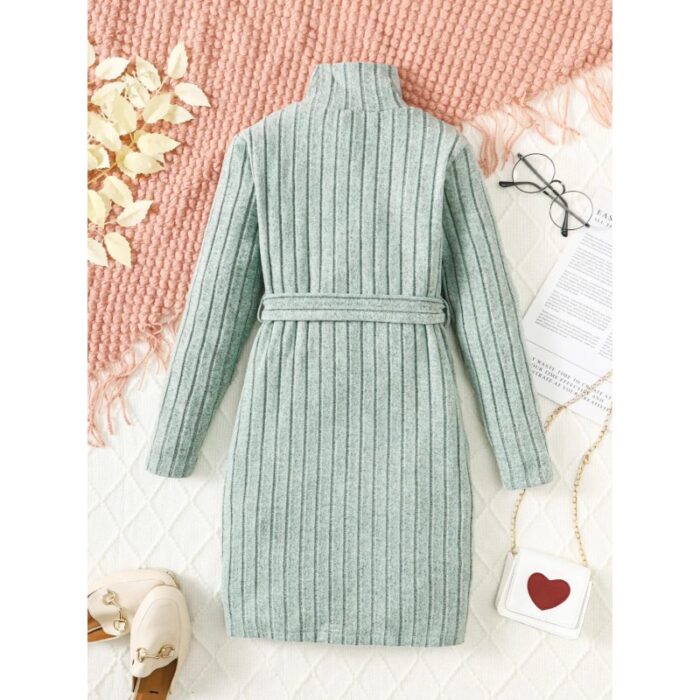 103378544_67de14d66edeb فستان بتصميم عصري ربيعي لون فستقي - الصورة 1