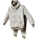 بيجامة شتوي لون فستقي