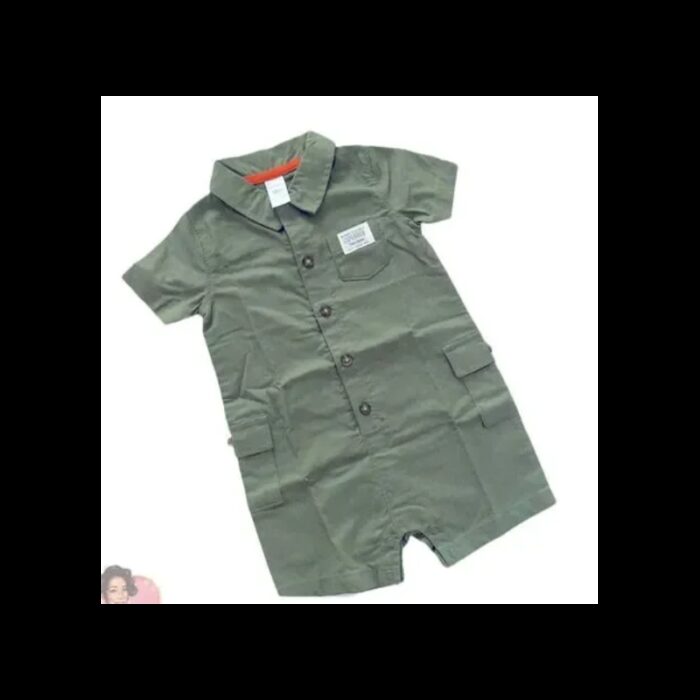 103378584_67de150145b38 افرهول بيبي بأكمام قصيرة للأطفال لون زيتي - الصورة 1