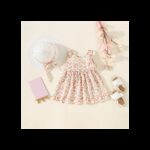 ⁦فستان بناتي لون زهري⁩ - الصورة ⁦2⁩