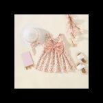 ⁦فستان بناتي لون زهري⁩ - الصورة ⁦3⁩