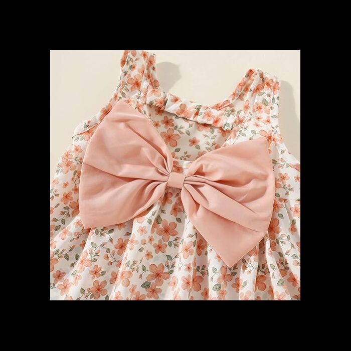 ⁦فستان بناتي لون زهري⁩ - الصورة ⁦4⁩