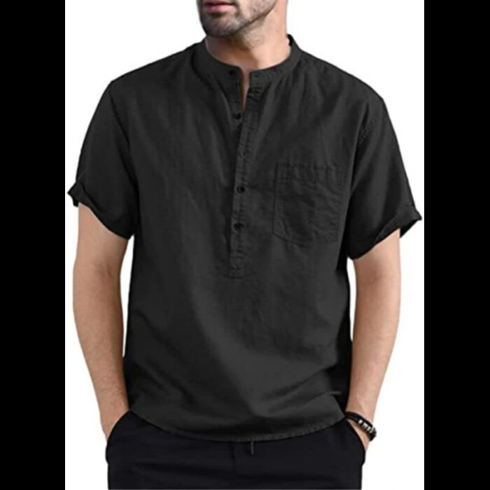 103378608_67de1518f27c2 قميص كاجوال رجالي لون رمادي غامق - الصورة 1