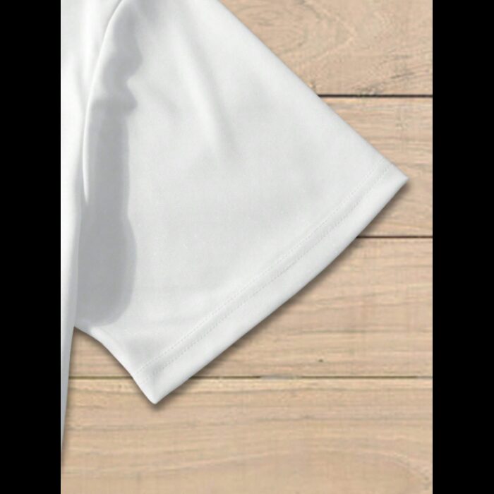 ⁦تيشيرت بباقة رقبة دائرية للرجال لون ابيض⁩ - الصورة ⁦3⁩