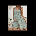 ⁦فستان حوامل بيتي للنساء لون اخضر⁩ - الصورة ⁦3⁩