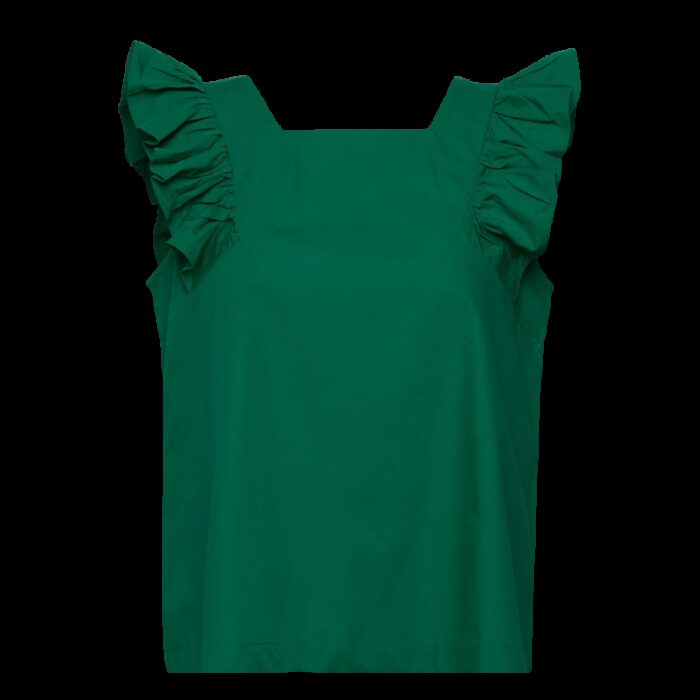 ⁦تيشيرت بأكمام قصيرة للنساء لون اخضر⁩ - الصورة ⁦3⁩