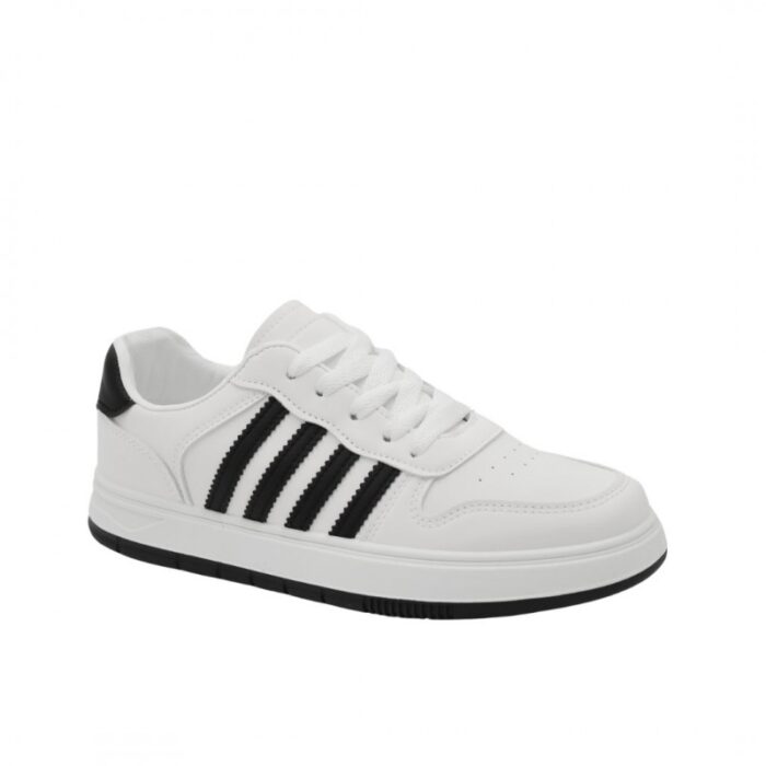 ⁦حذاء رياضي للنساء لون أبيض و أسود⁩ - الصورة ⁦4⁩