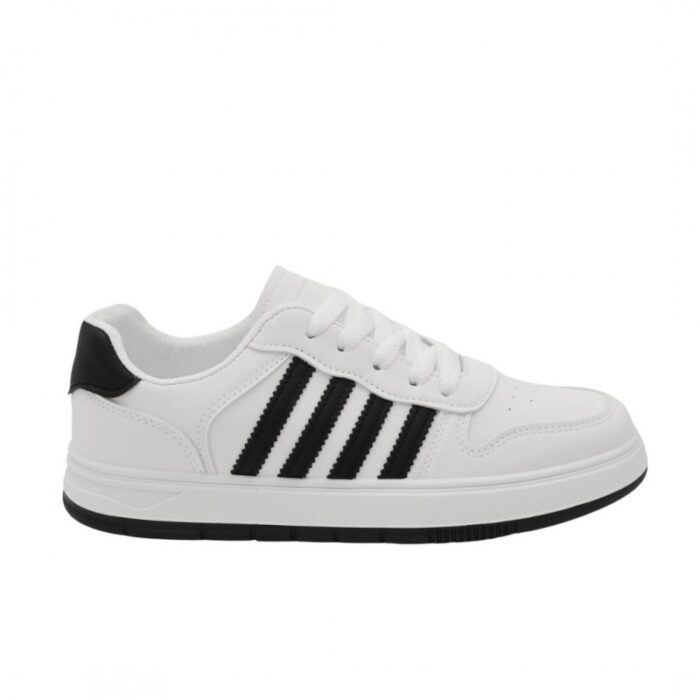 ⁦حذاء رياضي للنساء لون أبيض و أسود⁩ - الصورة ⁦5⁩