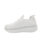 ⁦حذاء رياضي للنساء لون أبيض ونعل أبيض⁩ - الصورة ⁦5⁩