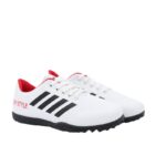 حذاء رياضي للأطفال والشباب لون أبيض وأسود و أحمر