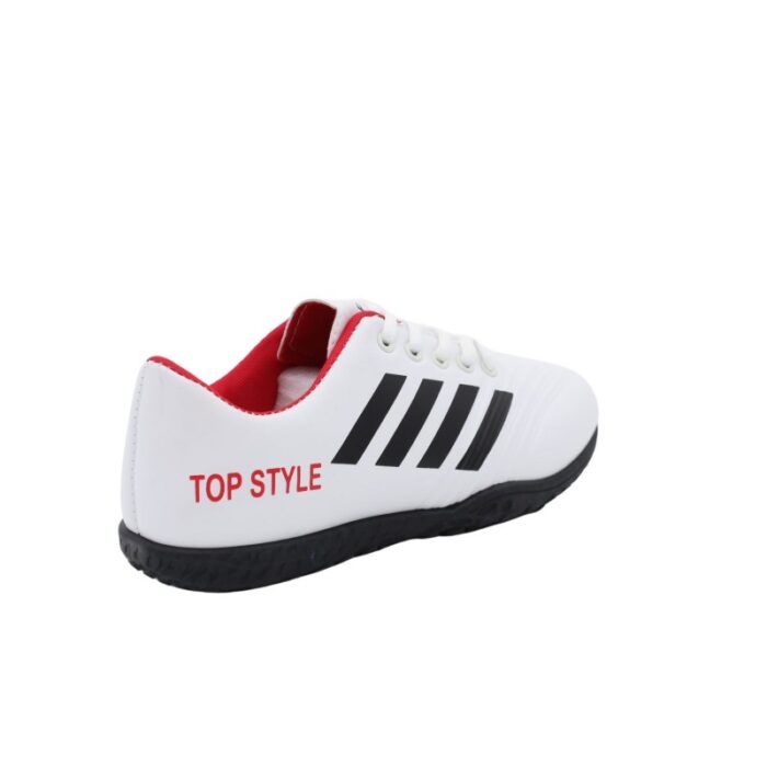 ⁦حذاء رياضي للأطفال والشباب لون أبيض وأسود و أحمر⁩ - الصورة ⁦4⁩