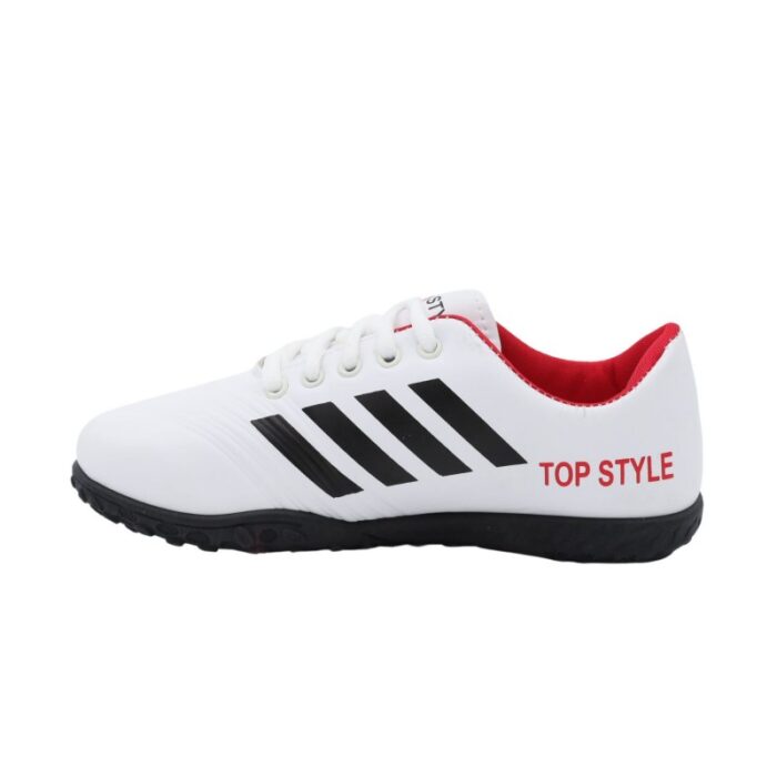 ⁦حذاء رياضي للأطفال والشباب لون أبيض وأسود و أحمر⁩ - الصورة ⁦5⁩