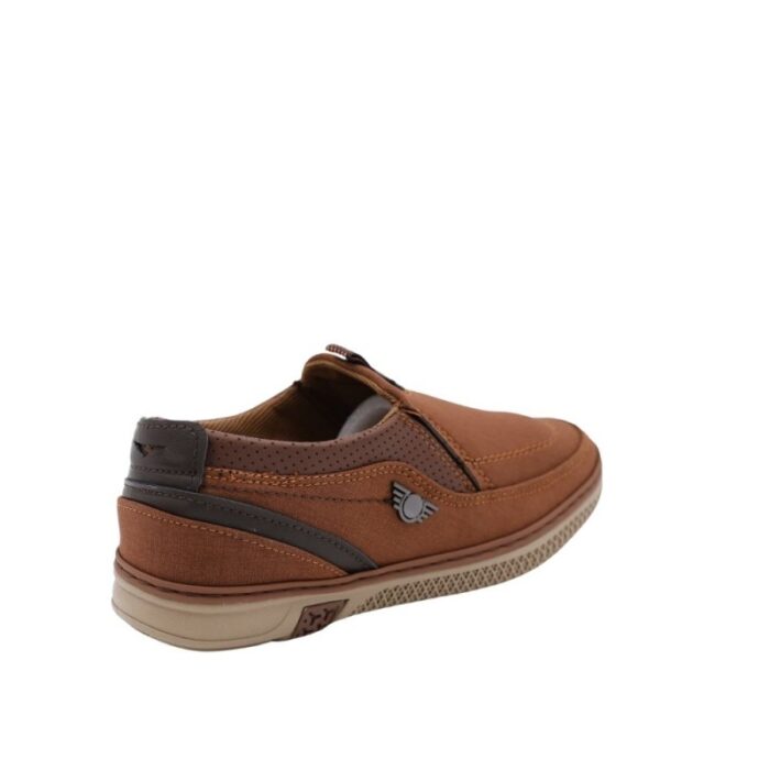 ⁦حذاء كاجوال للأطفال لون عسلي ونعل بيج⁩ - الصورة ⁦5⁩