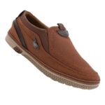 ⁦حذاء كاجوال للأطفال لون عسلي ونعل بيج⁩ - الصورة ⁦7⁩