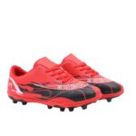 ⁦حذاء رياضي للشباب لون أحمر و أسود⁩ - الصورة ⁦2⁩