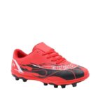 ⁦حذاء رياضي للشباب لون أحمر و أسود⁩ - الصورة ⁦3⁩